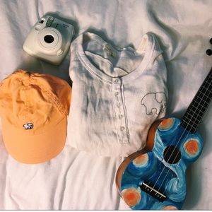 White Ivory Ella Long Sleeve Henley